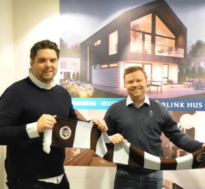 Morten Sørlie og Gunbjørn Vidvei i Blink Hus Sigdal. 